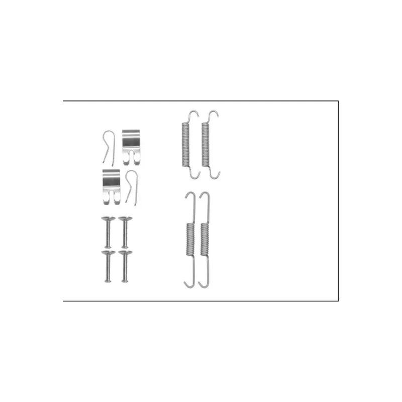 Kit d'accessoires, mâchoires de frein de stationnement MINTEX MBA13