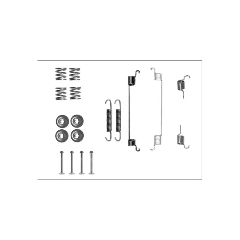 Kit d'accessoires, mâchoire de frein MINTEX MBA14