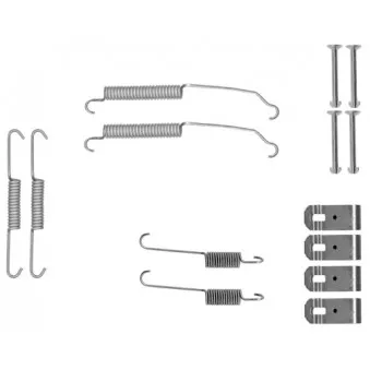 Kit d'accessoires, mâchoire de frein MINTEX MBA15