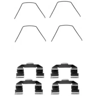 Kit d'accessoires, plaquette de frein à disque MINTEX MBA1607