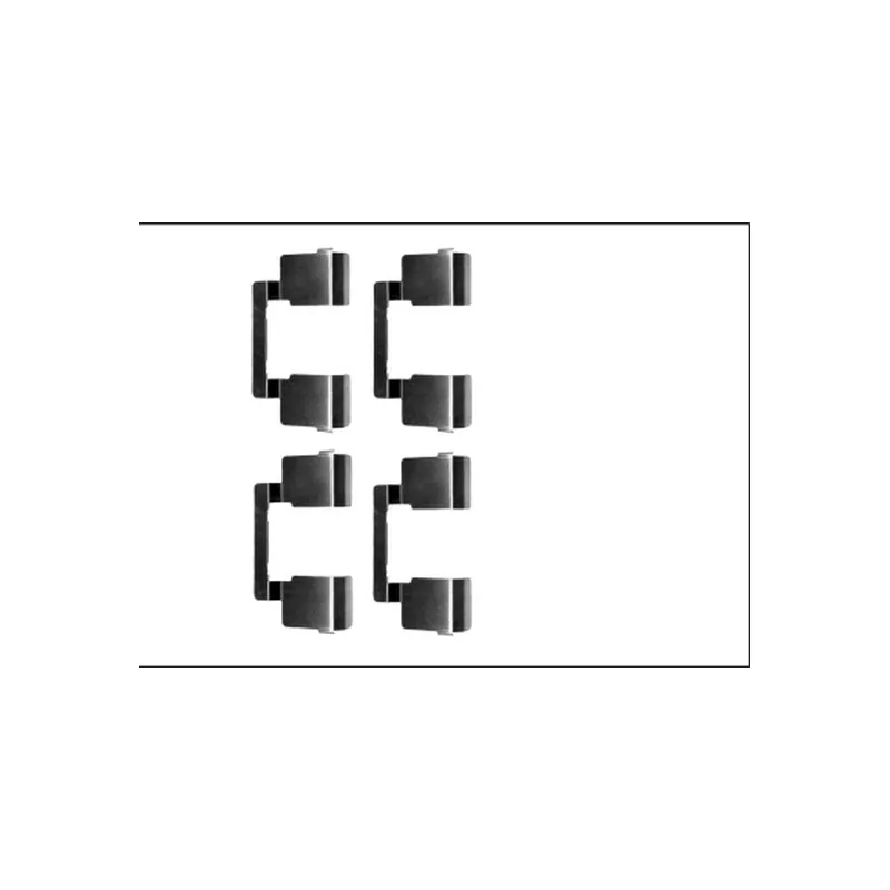 Kit d'accessoires, plaquette de frein à disque MINTEX MBA1609
