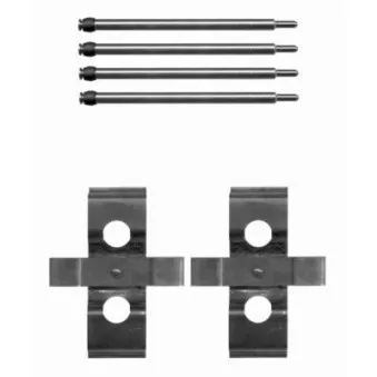 Kit d'accessoires, plaquette de frein à disque MINTEX MBA1611