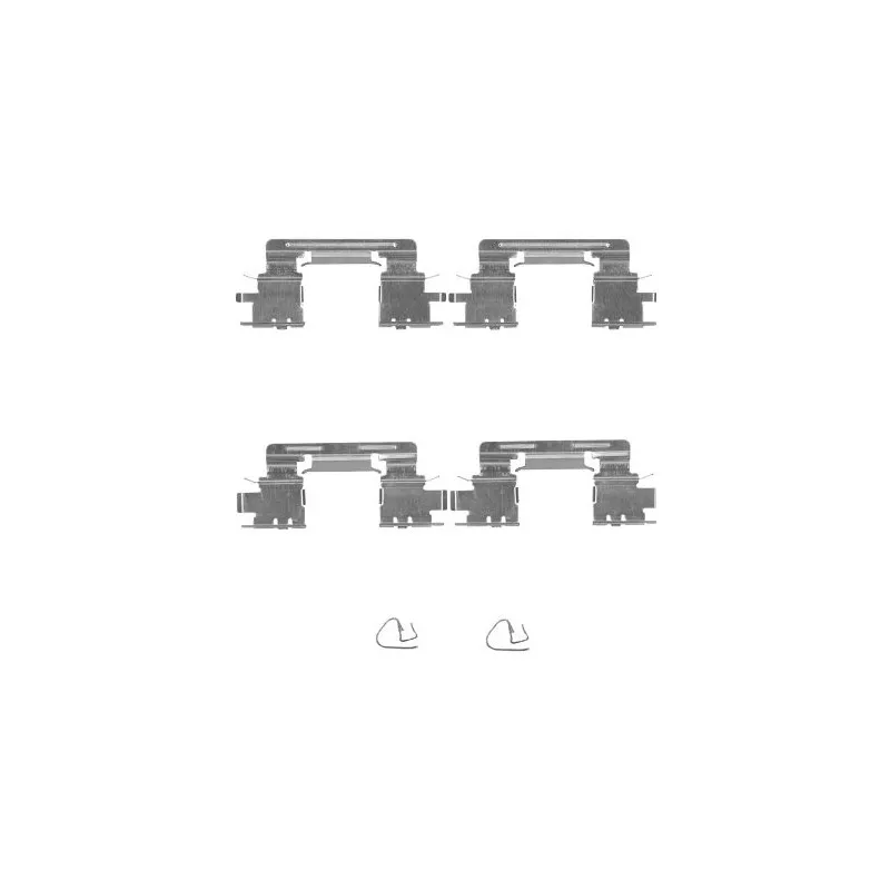 Kit d'accessoires, plaquette de frein à disque MINTEX MBA1613