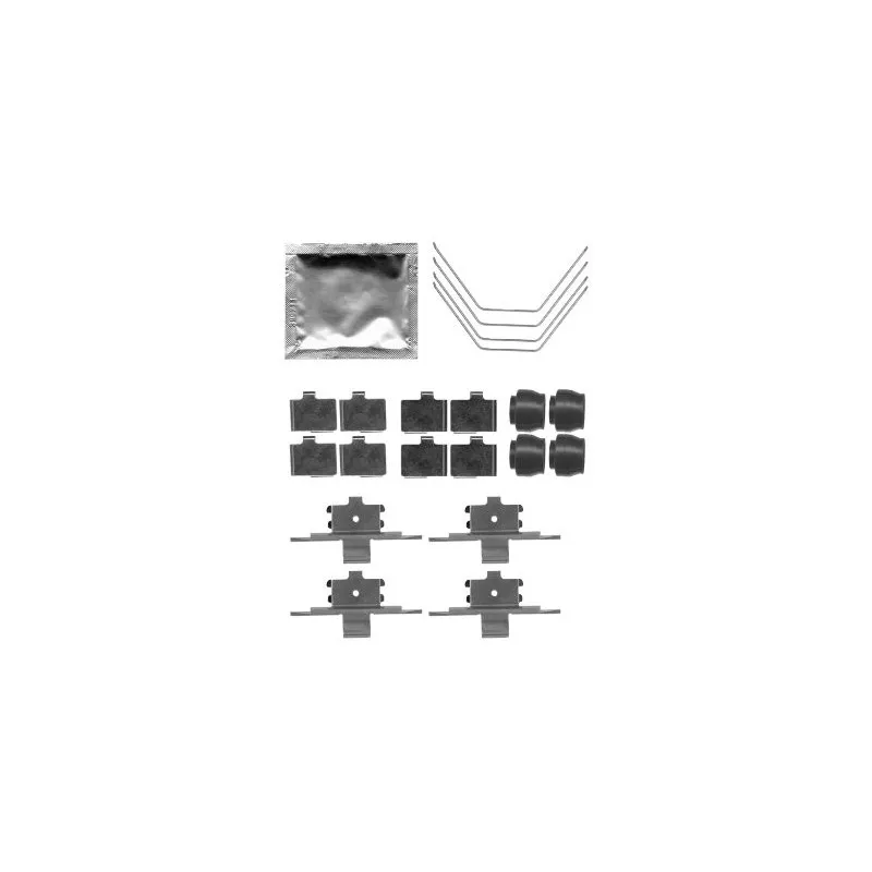 Kit d'accessoires, plaquette de frein à disque MINTEX MBA1791