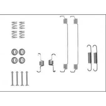 Kit d'accessoires, mâchoire de frein MINTEX MBA18