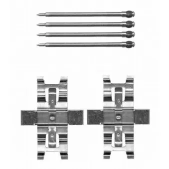 Kit d'accessoires, plaquette de frein à disque MINTEX MBA1805