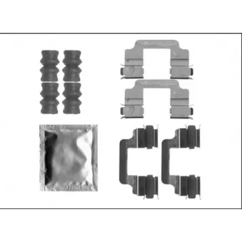 Kit d'accessoires, plaquette de frein à disque MINTEX MBA1806
