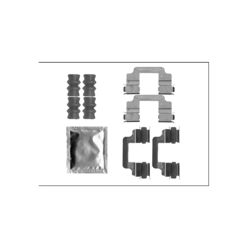 Kit d'accessoires, plaquette de frein à disque MINTEX MBA1806