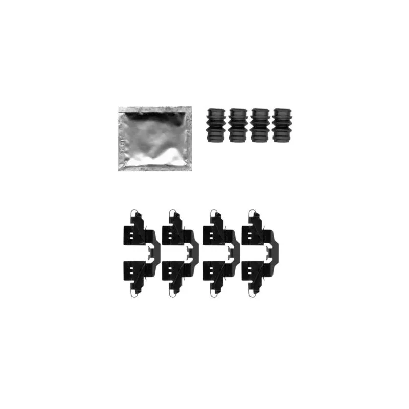 Kit d'accessoires, plaquette de frein à disque MINTEX MBA1808