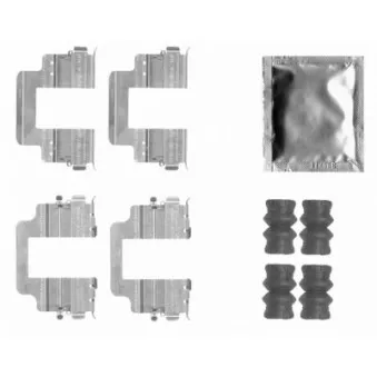 Kit d'accessoires, plaquette de frein à disque MINTEX MBA1822
