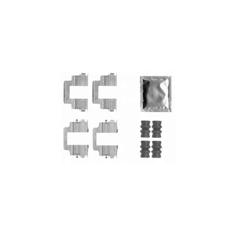 Kit d'accessoires, plaquette de frein à disque MINTEX MBA1822