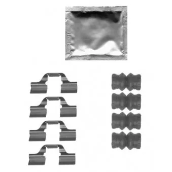 Kit d'accessoires, plaquette de frein à disque MINTEX MBA1827