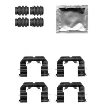 Kit d'accessoires, plaquette de frein à disque MINTEX MBA1859