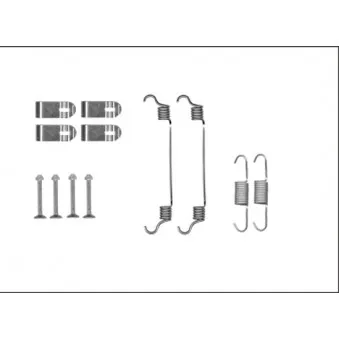Kit d'accessoires, mâchoires de frein de stationnement MINTEX MBA19