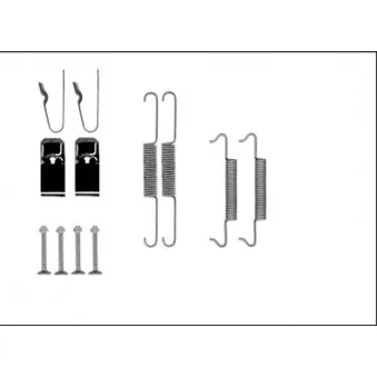 Kit d'accessoires, mâchoires de frein de stationnement MINTEX MBA27