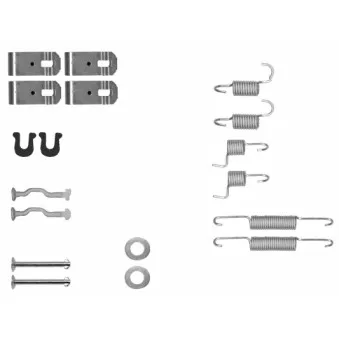 Kit d'accessoires, mâchoires de frein de stationnement MINTEX MBA28