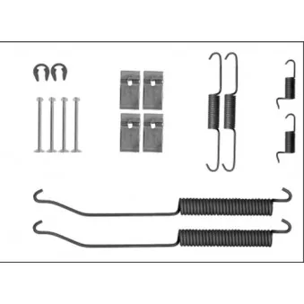 Kit d'accessoires, mâchoire de frein MINTEX MBA36