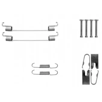 Kit d'accessoires, mâchoire de frein MINTEX MBA40