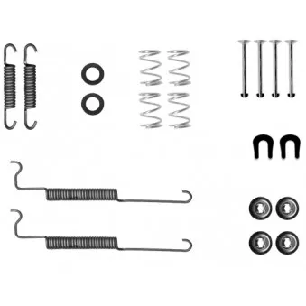 Kit d'accessoires, mâchoire de frein MINTEX MBA49