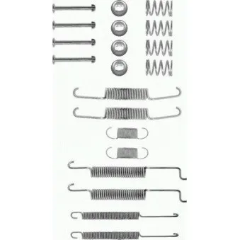 Kit d'accessoires, mâchoire de frein MINTEX MBA597