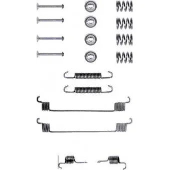 Kit d'accessoires, mâchoire de frein MINTEX MBA672