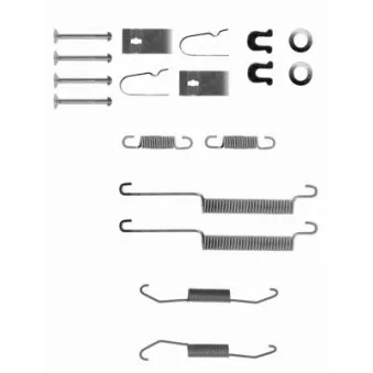 Kit d'accessoires, mâchoire de frein MINTEX MBA679