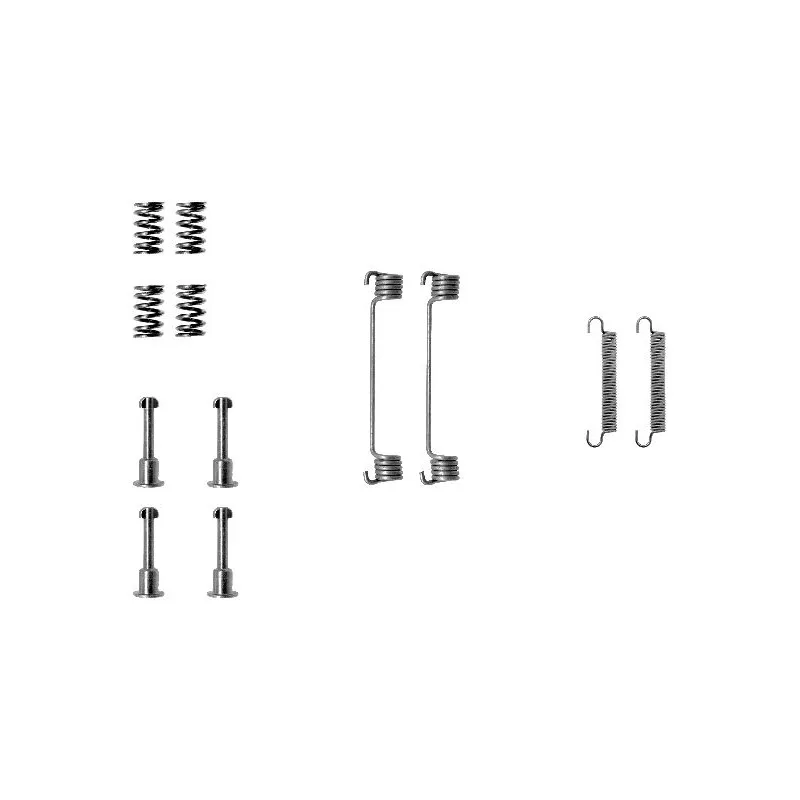 Kit d'accessoires, mâchoires de frein de stationnement MINTEX MBA690
