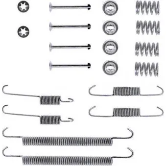Kit d'accessoires, mâchoire de frein MINTEX MBA707