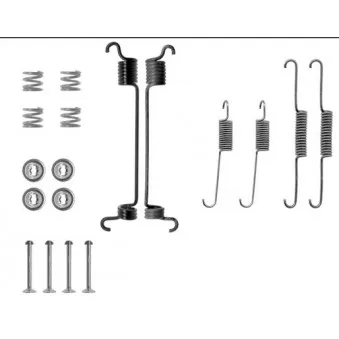 Kit d'accessoires, mâchoire de frein MINTEX MBA741