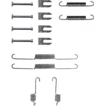 Kit d'accessoires, mâchoire de frein MINTEX MBA763