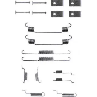 Kit d'accessoires, mâchoire de frein MINTEX MBA767