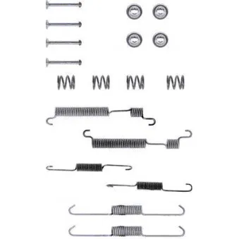 Kit d'accessoires, mâchoire de frein MINTEX MBA770