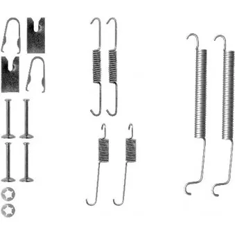 Kit d'accessoires, mâchoire de frein MINTEX MBA807