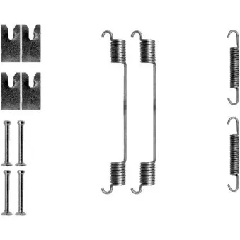 Kit d'accessoires, mâchoire de frein MINTEX MBA814