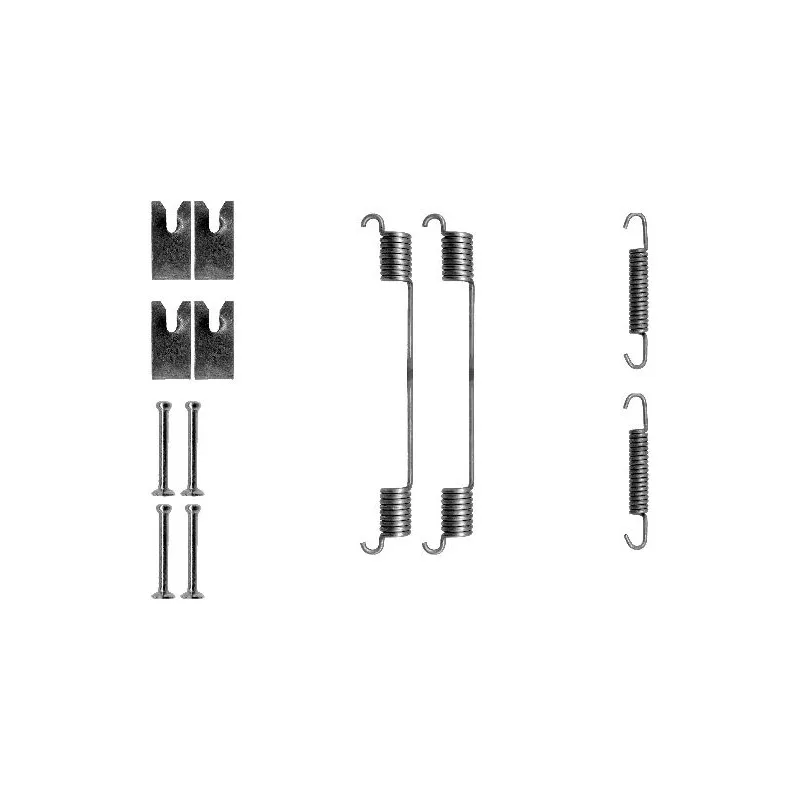 Kit d'accessoires, mâchoire de frein MINTEX MBA814