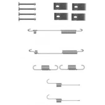 Kit d'accessoires, mâchoire de frein MINTEX MBA846