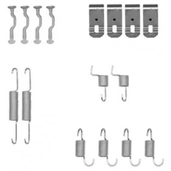 Kit d'accessoires, mâchoires de frein de stationnement MINTEX MBA876