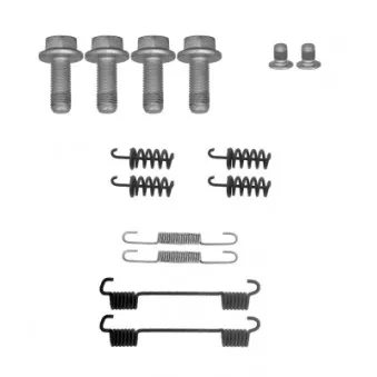 Kit d'accessoires, mâchoires de frein de stationnement MINTEX MBA878