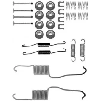 Kit d'accessoires, mâchoire de frein MINTEX MBA886