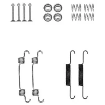 Kit d'accessoires, mâchoires de frein de stationnement MINTEX MBA887