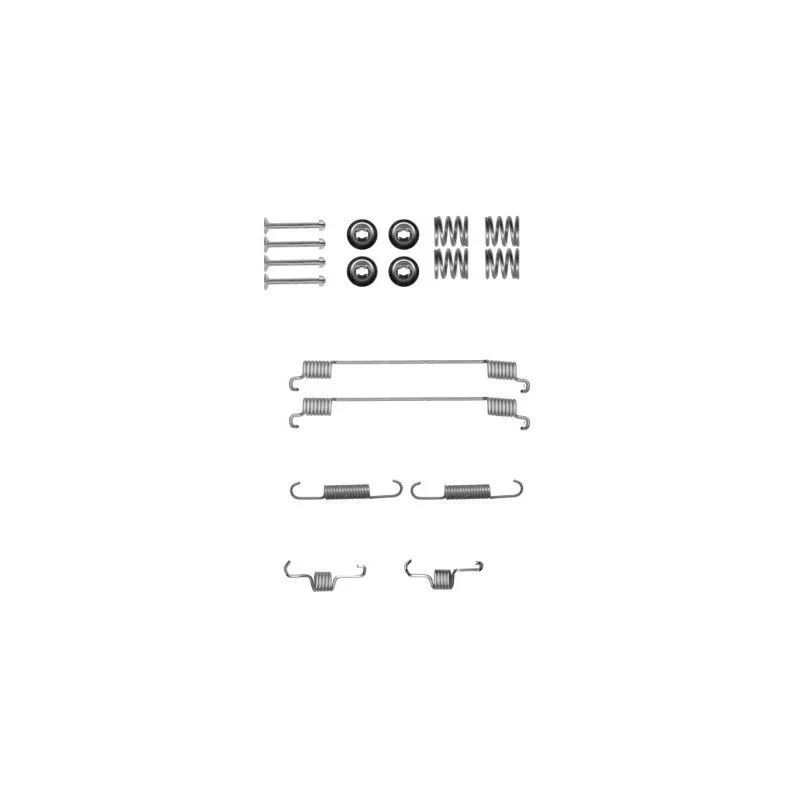 Kit d'accessoires, mâchoire de frein MINTEX MBA889