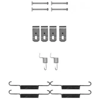 Kit d'accessoires, mâchoires de frein de stationnement MINTEX MBA895