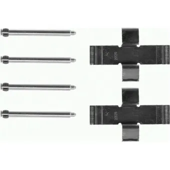 Kit d'accessoires, plaquette de frein à disque MINTEX MBA916