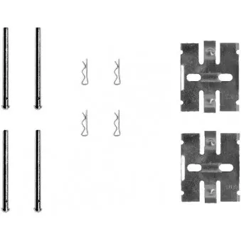 Kit d'accessoires, plaquette de frein à disque MINTEX MBA932