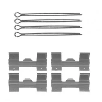 Kit d'accessoires, plaquette de frein à disque MINTEX MBA952