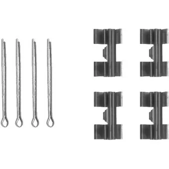 Kit d'accessoires, plaquette de frein à disque MINTEX MBA969