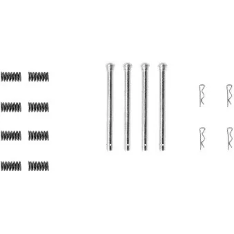 Kit d'accessoires, plaquette de frein à disque MINTEX MBA970
