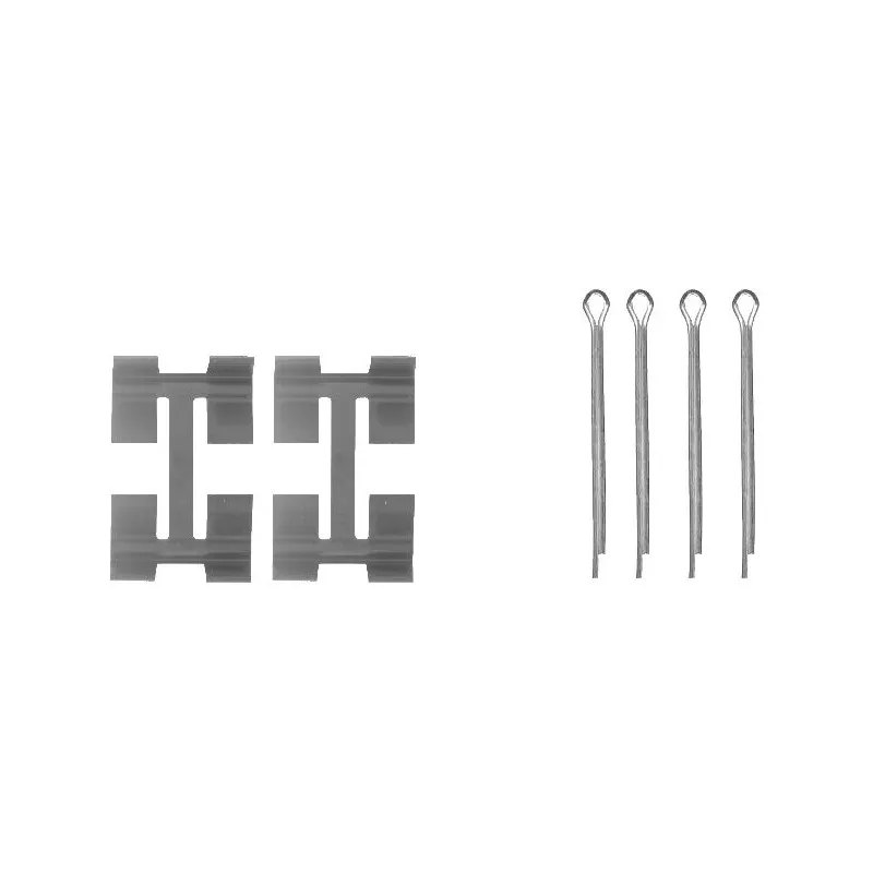 Kit d'accessoires, plaquette de frein à disque MINTEX MBA972