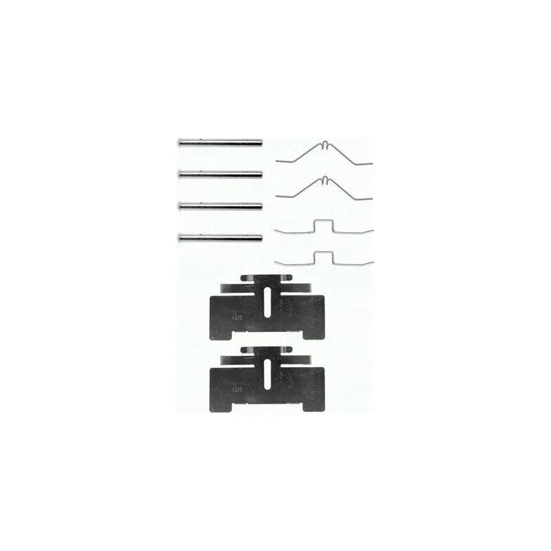 Kit d'accessoires, plaquette de frein à disque MINTEX MBA974