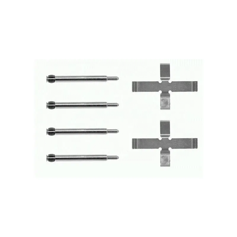 Kit d'accessoires, plaquette de frein à disque MINTEX MBA980